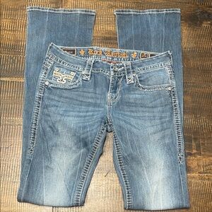 Rock Revival Women’s Medium Blue Boot Cut Jeans “Boris Boot”